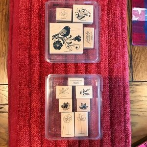 Stampin’Up Rubber Stamps 2 Sets New!